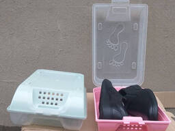 Пластиковый контейнер, органайзер, анти-плесень, для хранения обуви. PL