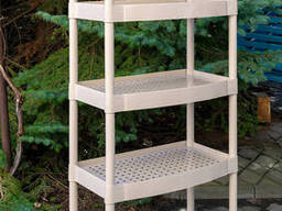 Пластиковый стеллаж хозяйственно-торговый 175×80×40 см