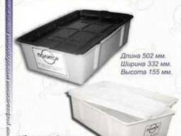 Пластиковые ящики с крышкой