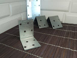 Пластины монтажные, уголки (в т. ч. усиленные) толщиной 2 и 2,5 мм из оцинкованной стали
