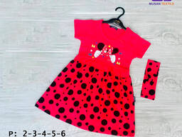 Платье для девочек с надписью Minnie