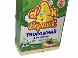 Плавленный сыр "Творожний з Зеленню"