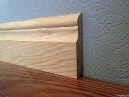 Плинтус массивный деревянный в ассортименте