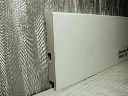 Плинтус МДФ белый прямой 12х79х2800мм