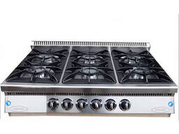 Плита промышленная с газовым контроллером Pimak 70MX-6S 6 конфорок