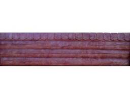 Плита забора «Бревно» верх