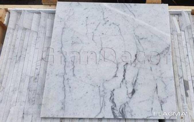 Плитка мраморная Bianco Carrara