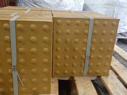 Плитка тактильная полимерпещанная 330х330х30 мм Конус