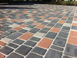 Тротуарная плитка Старе місто 40мм, кольорова