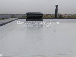 Плоска покрівля, Пвх мембрана, плоский дах під ключ