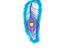 Пляжний надувний матрац Bestway 43241 "Перо", 189 х 79 см