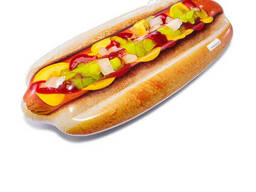 Пляжний надувний матрац Intex 58771 «Хот-Дог», серія «Фастфуд», 180 х 89 см