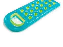 Пляжний надувний матрац із підголівником Intex 59895, 188 х 71 см, блакитний