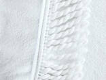 Пляжное полотенце покрывало круглое с бахромой Микрофибра махра (диаметр 150 см) Киви