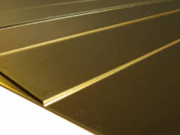 ПЛИТА ЛАТУННА Л63 ЛС59 М'ЯКА, ТВЕРДА