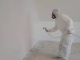 Покраска квартир офисов новостроев стен и потолков водоэмульсионной краской - фото 1