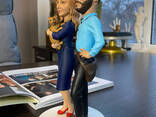Подарочная статуэтка «Семья» заказать шаржевую статуэтку по фото в студии «ОМИ»