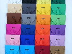 Подарунковий конверт-коробочка 70х70х8 мм з кольорового дизайнерського картону. ..