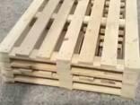 Поддон деревянный из хвойной породы дерева сосны - фото 2