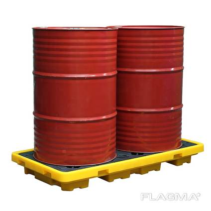 Поддон для сбора проливов для бочек и канистр. Pallet KRABBE.