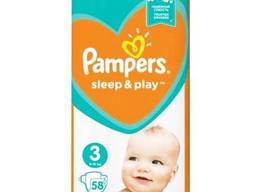 Подгузники Pampers Sleep&Play 3 (6-10 кг), 58 шт