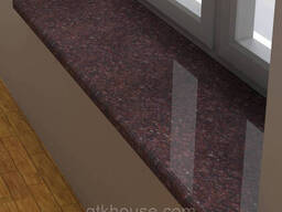 Підвіконня гранітне Gtkhouse Токівське 1000×300×30 Червоний