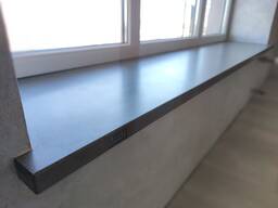 Подоконники бетонные, радиусные встроенные из бетона любого размера и формы