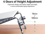 Подставка для ноутбука Baseus UltraStable Series Desktop Laptop Stand (17"). Gray - фото 1