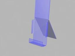 Подставка под телефон с ограничителем и описанием