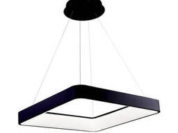 Подвесная Led-люстра черная квадратной формы Valeso V 1137 BK