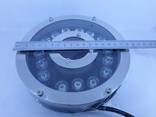 Подводный прожектор светильник фонарь RGB 15Вт IP68 с пультом для фонтана бассейна водоема