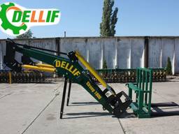 Погрузчик Кун на МТЗ Dellif Strong 1800 с паллетными вилами
