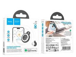 Поисковый трекер HOCO Tiger intelligent positioning anti-lost tracker (12 мес. iOs). Black