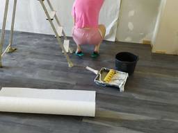 Поклейка обоев