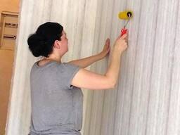 Поклейка обоев Покраска стен