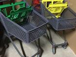 Візки пластикові 75 л виробник Poly Cart Іспанія, різні кольори