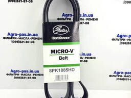 Поликлиновый ремень Cummins 8PK1885, 8PK1885HD, 8PK1884HD, 328953600, 3290148, 3289536...