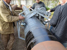 Полимерно-битумная изоляция труб холодного типа