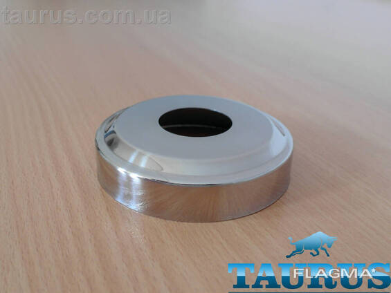 Полірований н/ж декоративний фланець ThermoPulse Eco D88 / висота 21мм під внутрішній. ..
