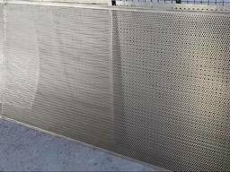 Полотно решетное, оцинкованное, 1х2 м. , д.1,0, 1.5, 1,8 мм.