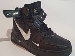 Полуботинки найк кроссовки высокие осенние спорт Эир-форс Nike Air Force Розница Опт мелк