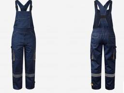 Полукомбинезон демисезонный на бретелях темно-синий