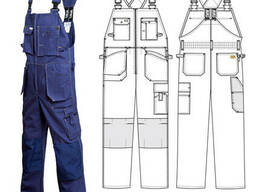 Полукомбинезон рабочий демисезонный "Крафт"