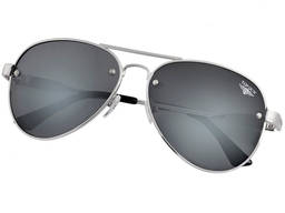 Поляризационные солнцезащитные очки Top Gun Polarized Aviator "Rivet" (серебряные)