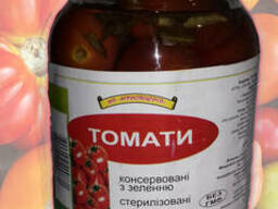 Помидоры консервированные 1л
