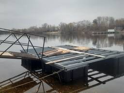 Поплавок пластиковий 2,0х1,15 м, для причалу, дачі на воді та іншого.
