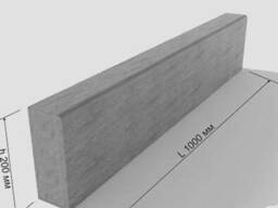 Поребрик БР 100-20-8