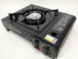 Портативная газовая плитка BK-167A с переходником под обычный газовий балон