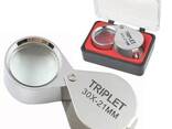 Портативное увеличительное стекло Triplet 30x21 - фото 1