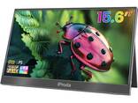 Портативный монитор Iproda 15,6", 1080P FHD IPS, для нaоутбука PS5/4, Mac PC с чехлом. .. - фото 1